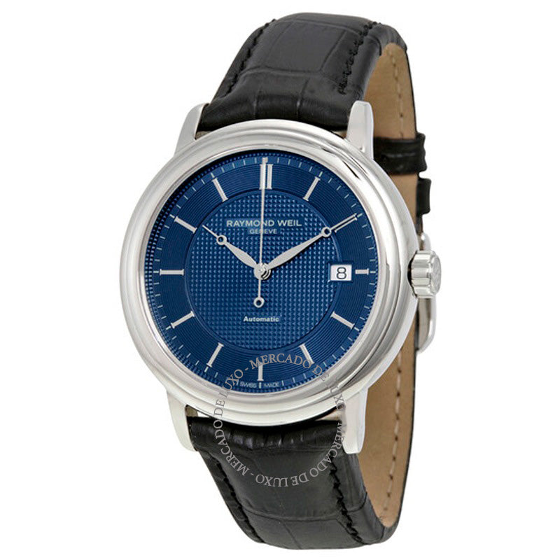 Relógio Maestro Automático Mostrador Azul 39 mm - Mercado de Luxo - O Maior E-Commerce de Bens, Produtos e Serviços de Luxo do Brasil.