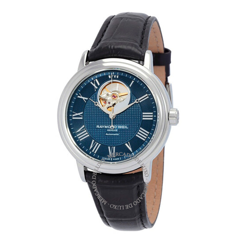 Relógio Maestro Automático Mostrador Azul 39 mm - Mercado de Luxo - O Maior E-Commerce de Bens, Produtos e Serviços de Luxo do Brasil.
