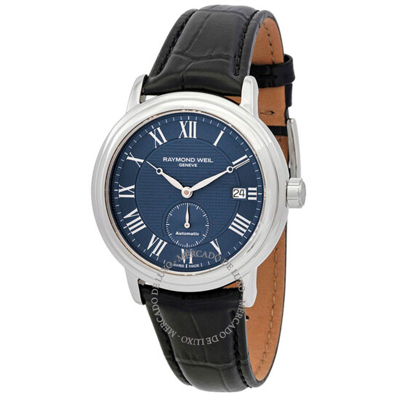 Relógio Maestro Automático Mostrador Azul 39 mm - Mercado de Luxo - O Maior E-Commerce de Bens, Produtos e Serviços de Luxo do Brasil.