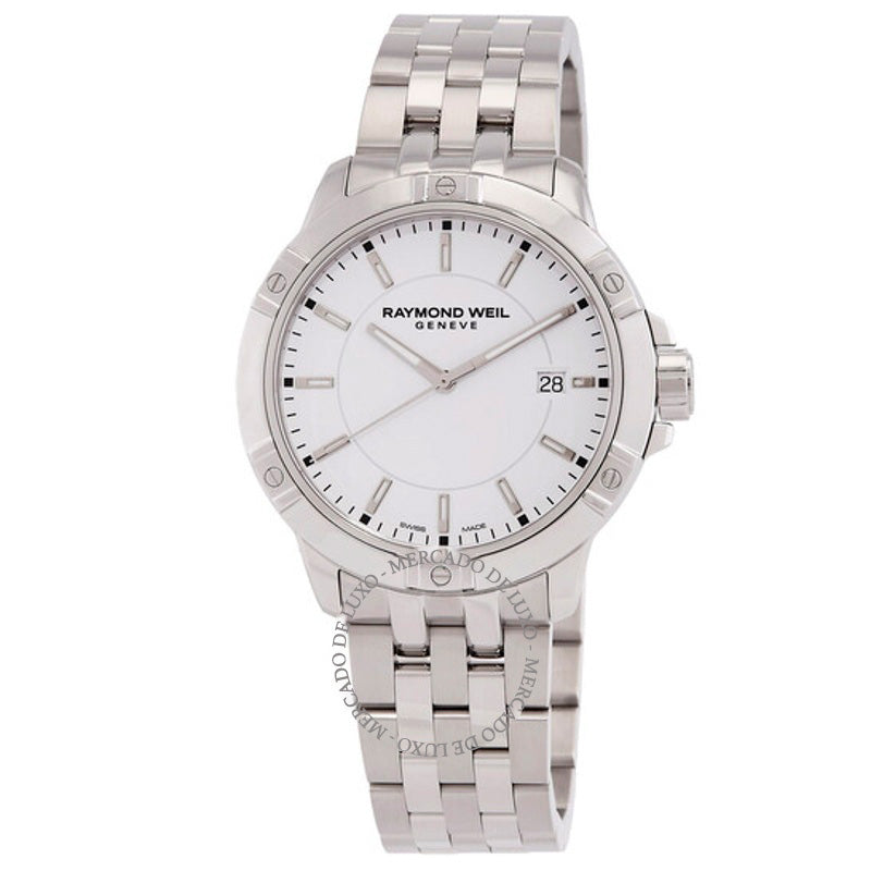 Relógio Tango Quartz Mostrador Branco 41 mm - Mercado de Luxo - O Maior E-Commerce de Bens, Produtos e Serviços de Luxo do Brasil.