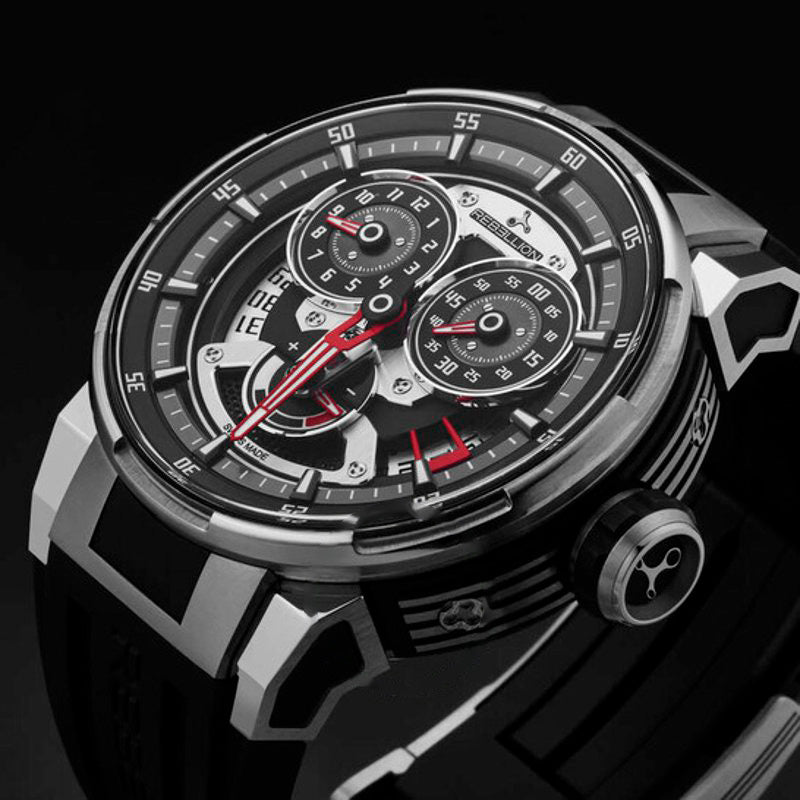 Relógio Predator 2.0 Cronógrafo Automático Mostrador Preto 48 mm - Mercado de Luxo - O Maior E-Commerce de Bens, Produtos e Serviços de Luxo do Brasil.