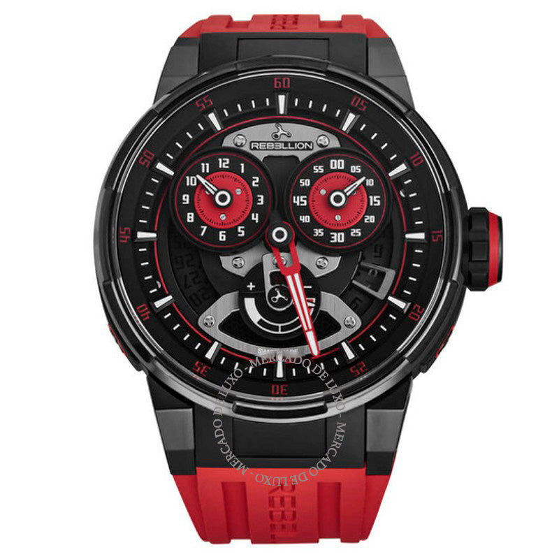 Relógio Predator 2.0 Cronógrafo Automático Mostrador Preto 48 mm - Mercado de Luxo - O Maior E-Commerce de Bens, Produtos e Serviços de Luxo do Brasil.
