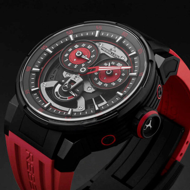 Relógio Predator 2.0 Cronógrafo Automático Mostrador Preto 48 mm - Mercado de Luxo - O Maior E-Commerce de Bens, Produtos e Serviços de Luxo do Brasil.