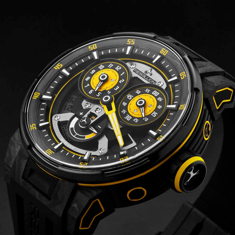 Relógio Predator 2.0 Cronógrafo Automático Mostrador Preto 48 mm - Mercado de Luxo - O Maior E-Commerce de Bens, Produtos e Serviços de Luxo do Brasil.