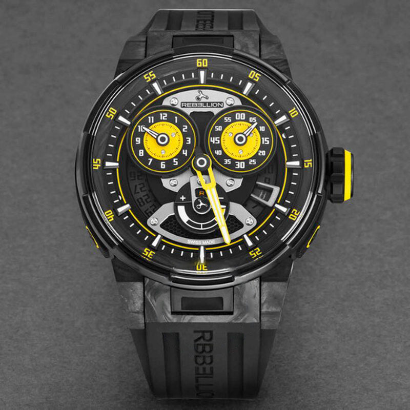 Relógio Predator 2.0 Cronógrafo Automático Mostrador Preto 48 mm - Mercado de Luxo - O Maior E-Commerce de Bens, Produtos e Serviços de Luxo do Brasil.