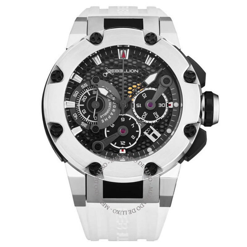 Relógio Predator Cronógrafo Automático Mostrador Preto 48 mm - Mercado de Luxo - O Maior E-Commerce de Bens, Produtos e Serviços de Luxo do Brasil.
