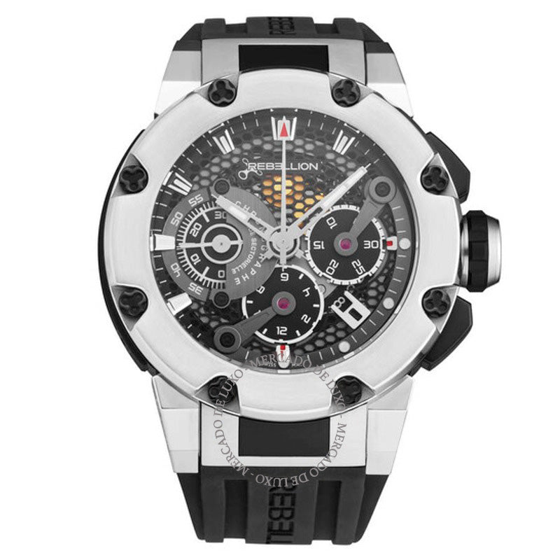Relógio Predator Cronógrafo Automático Mostrador Preto 48 mm - Mercado de Luxo - O Maior E-Commerce de Bens, Produtos e Serviços de Luxo do Brasil.