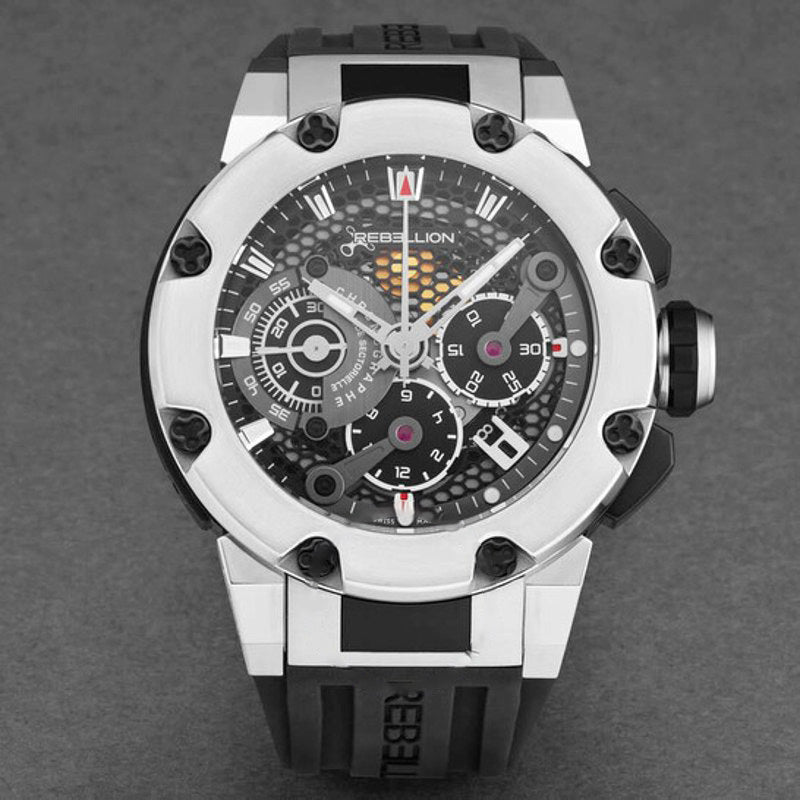 Relógio Predator Cronógrafo Automático Mostrador Preto 48 mm - Mercado de Luxo - O Maior E-Commerce de Bens, Produtos e Serviços de Luxo do Brasil.