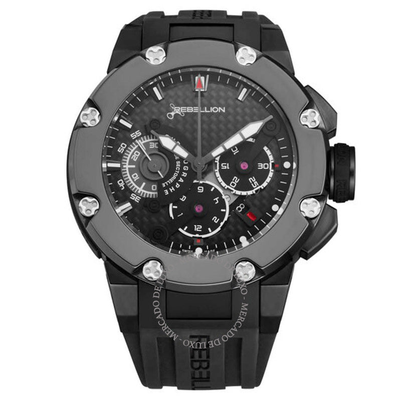 Relógio Predator Cronógrafo Automático Mostrador Preto 48 mm - Mercado de Luxo - O Maior E-Commerce de Bens, Produtos e Serviços de Luxo do Brasil.