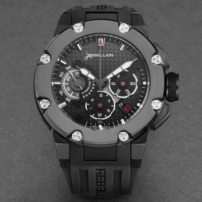 Relógio Predator Cronógrafo Automático Mostrador Preto 48 mm - Mercado de Luxo - O Maior E-Commerce de Bens, Produtos e Serviços de Luxo do Brasil.