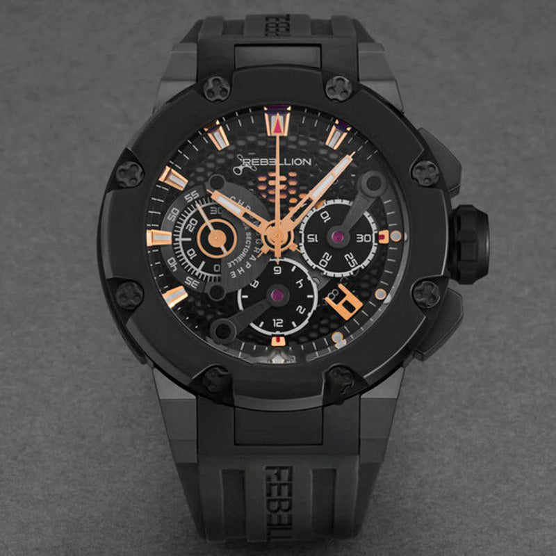 Relógio Predator Cronógrafo Automático Mostrador Preto 48 mm - Mercado de Luxo - O Maior E-Commerce de Bens, Produtos e Serviços de Luxo do Brasil.