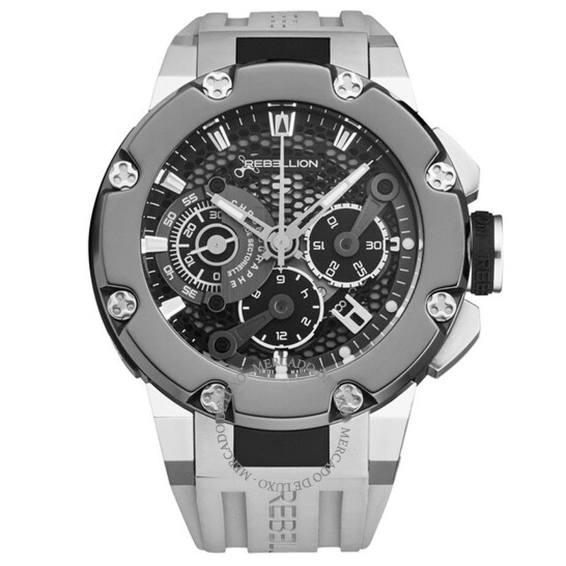 Relógio Predator Cronógrafo Automático Mostrador Preto 48 mm - Mercado de Luxo - O Maior E-Commerce de Bens, Produtos e Serviços de Luxo do Brasil.