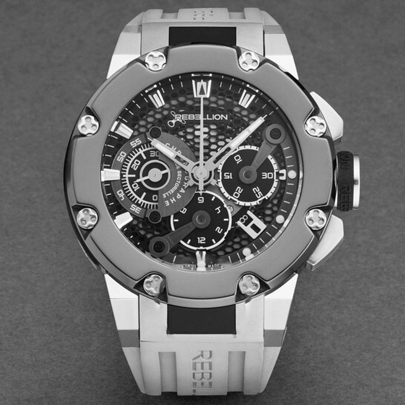 Relógio Predator Cronógrafo Automático Mostrador Preto 48 mm - Mercado de Luxo - O Maior E-Commerce de Bens, Produtos e Serviços de Luxo do Brasil.