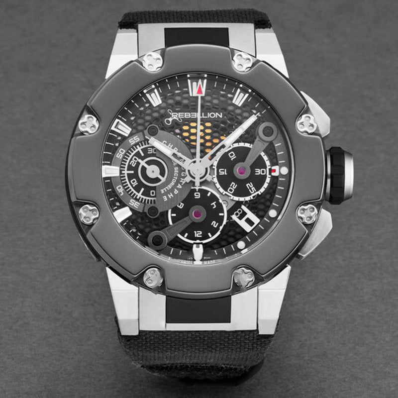 Relógio Predator Cronógrafo Automático Mostrador Preto 48 mm - Mercado de Luxo - O Maior E-Commerce de Bens, Produtos e Serviços de Luxo do Brasil.