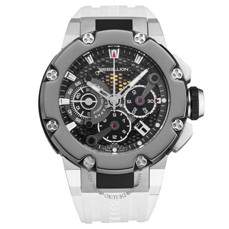 Relógio Predator Cronógrafo Automático Mostrador Preto 48 mm - Mercado de Luxo - O Maior E-Commerce de Bens, Produtos e Serviços de Luxo do Brasil.