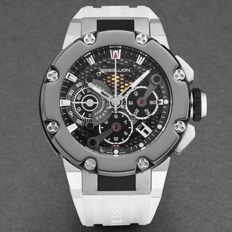 Relógio Predator Cronógrafo Automático Mostrador Preto 48 mm - Mercado de Luxo - O Maior E-Commerce de Bens, Produtos e Serviços de Luxo do Brasil.