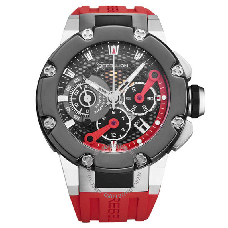 Relógio Predator Cronógrafo Automático Mostrador Preto 48 mm - Mercado de Luxo - O Maior E-Commerce de Bens, Produtos e Serviços de Luxo do Brasil.