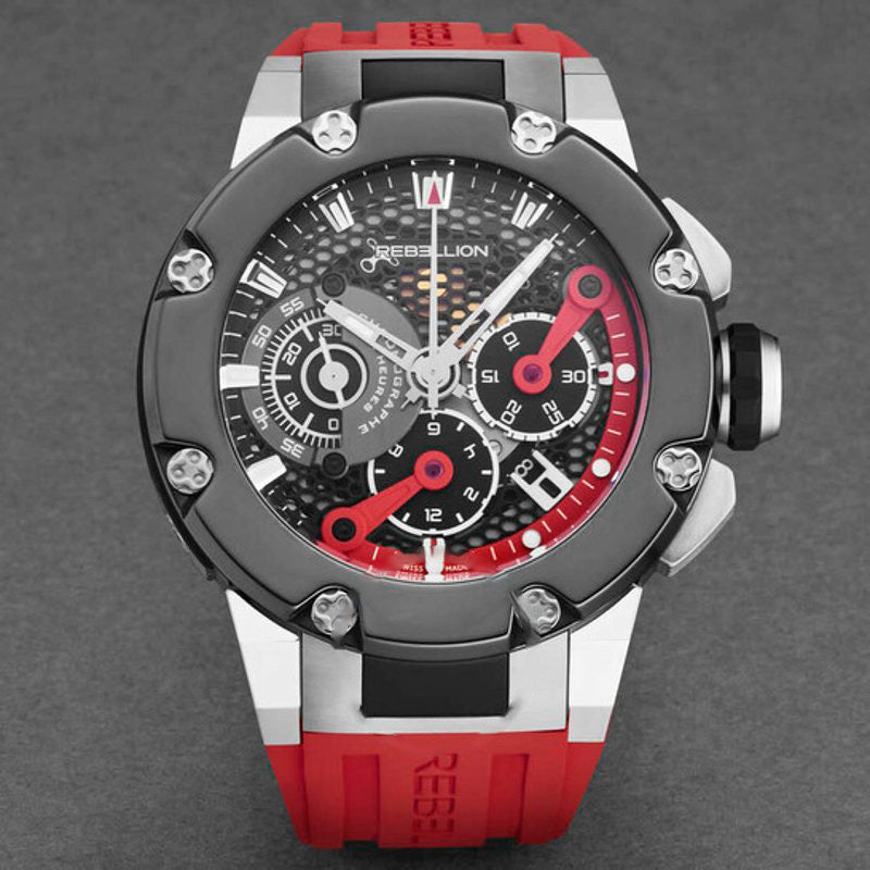 Relógio Predator Cronógrafo Automático Mostrador Preto 48 mm - Mercado de Luxo - O Maior E-Commerce de Bens, Produtos e Serviços de Luxo do Brasil.