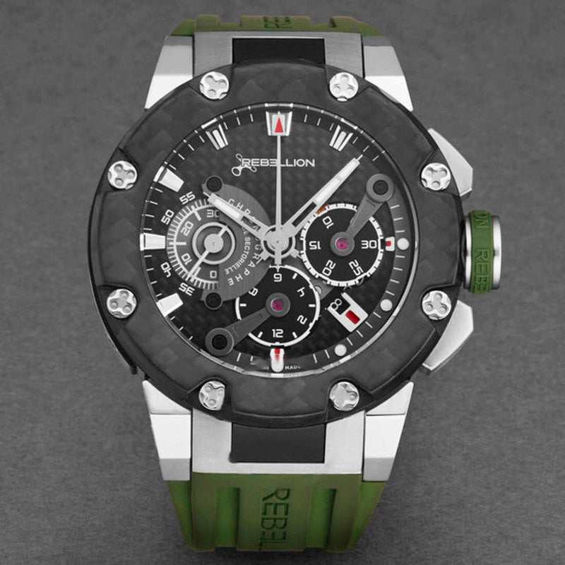 Relógio Predator Cronógrafo Automático Mostrador Preto  - Mercado de Luxo - O Maior E-Commerce de Bens, Produtos e Serviços de Luxo do Brasil.