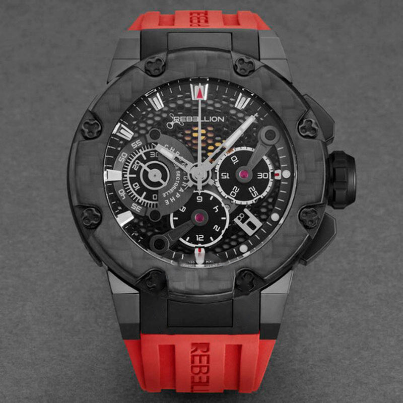 Relógio Predator Cronógrafo Automático Mostrador Preto 48 mm - Mercado de Luxo - O Maior E-Commerce de Bens, Produtos e Serviços de Luxo do Brasil.