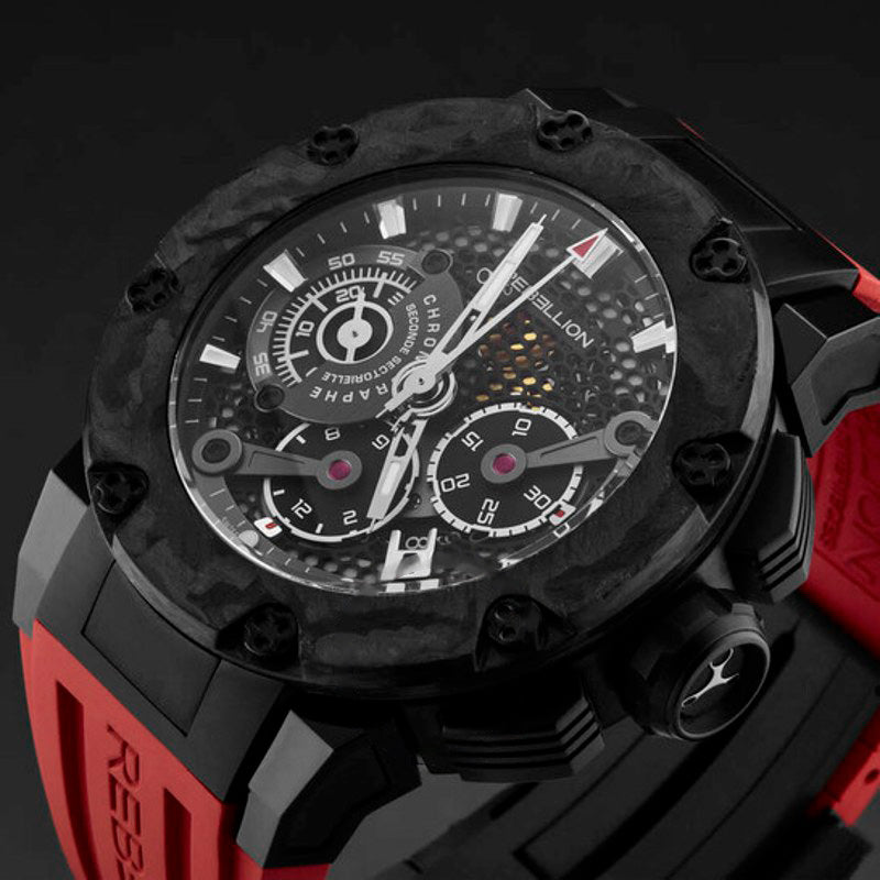 Relógio Predator Cronógrafo Automático Mostrador Preto 48 mm - Mercado de Luxo - O Maior E-Commerce de Bens, Produtos e Serviços de Luxo do Brasil.