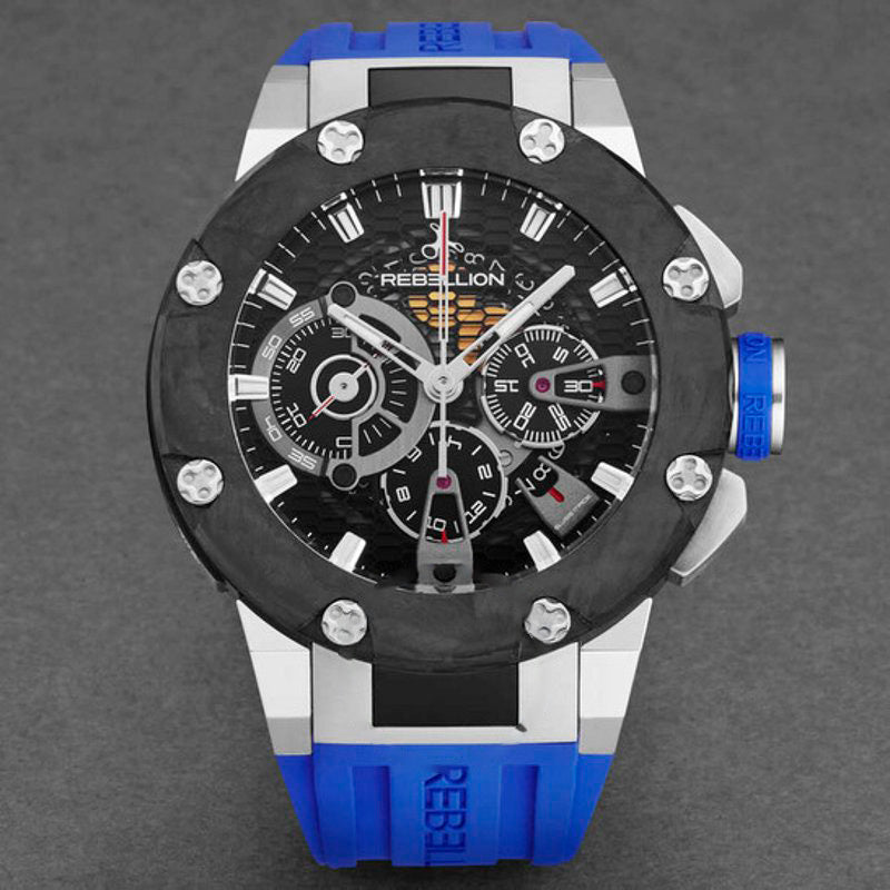 Relógio Predator Cronógrafo Automático Mostrador Preto  - Mercado de Luxo - O Maior E-Commerce de Bens, Produtos e Serviços de Luxo do Brasil.