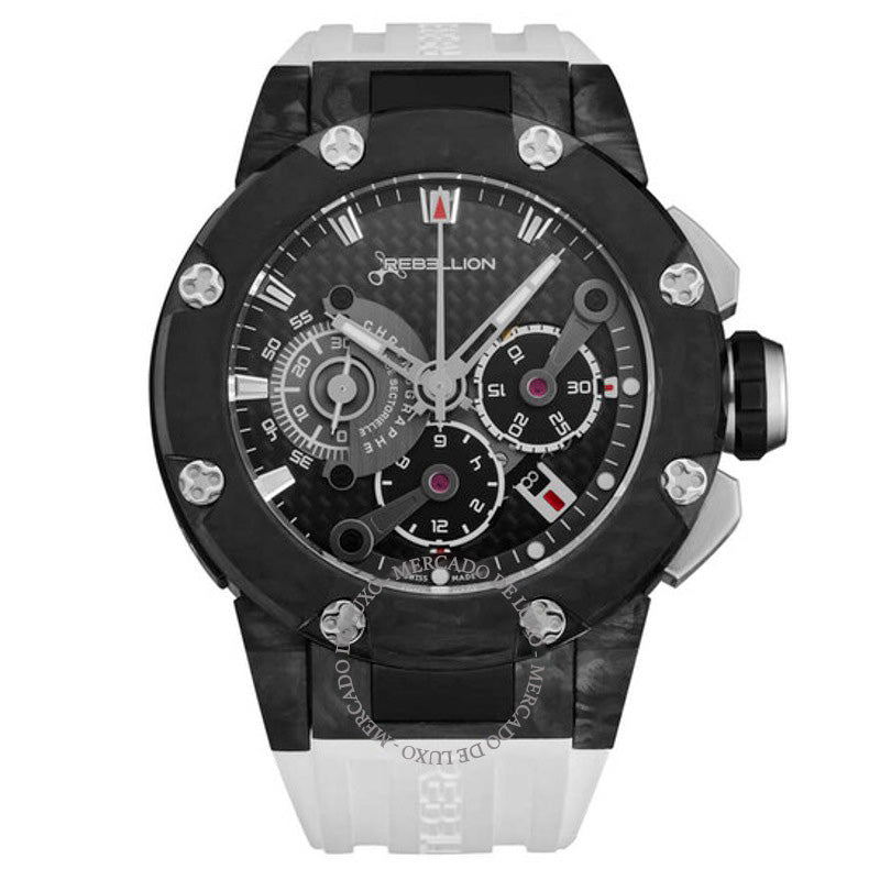 Relógio Predator Cronógrafo Automático Mostrador Preto 48 mm - Mercado de Luxo - O Maior E-Commerce de Bens, Produtos e Serviços de Luxo do Brasil.