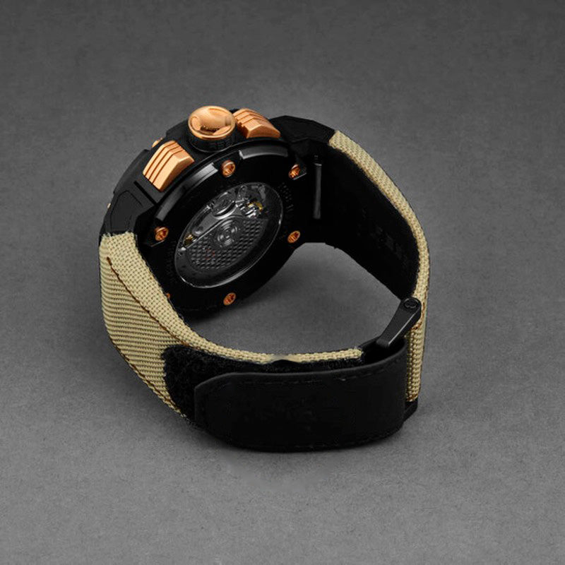 Relógio Predator Cronógrafo Automático Mostrador Preto 48 mm - Mercado de Luxo - O Maior E-Commerce de Bens, Produtos e Serviços de Luxo do Brasil.