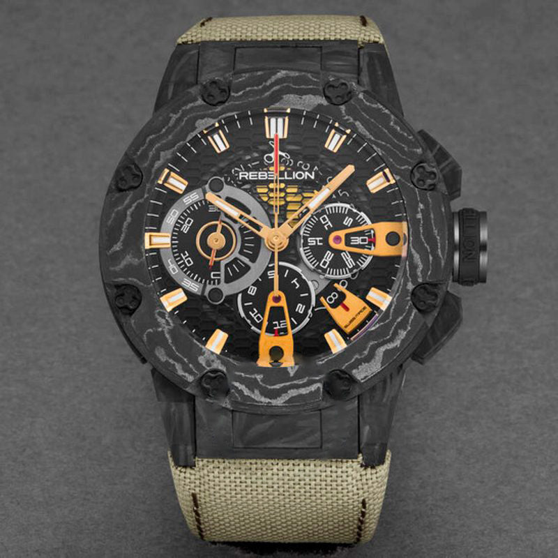 Relógio Predator Cronógrafo Automático Mostrador Preto  - Mercado de Luxo - O Maior E-Commerce de Bens, Produtos e Serviços de Luxo do Brasil.