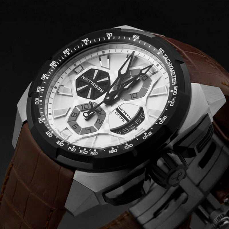 Relógio Cronógrafo Wraith Automático Mostrador Prateado 47 mm - Mercado de Luxo - O Maior E-Commerce de Bens, Produtos e Serviços de Luxo do Brasil.