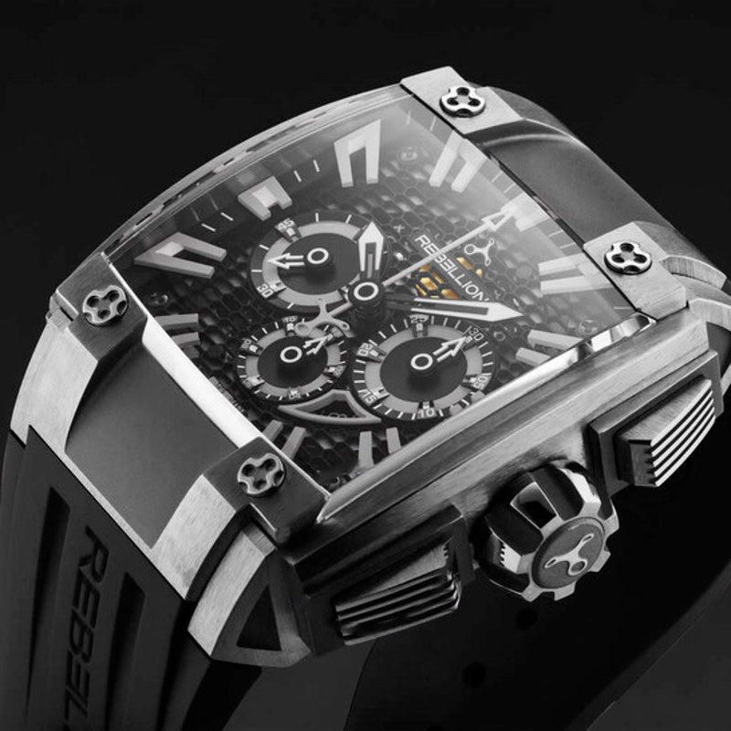 Relógio Re1 2.0 Cronógrafo Automático Mostrador Preto 42 mm - Mercado de Luxo - O Maior E-Commerce de Bens, Produtos e Serviços de Luxo do Brasil.