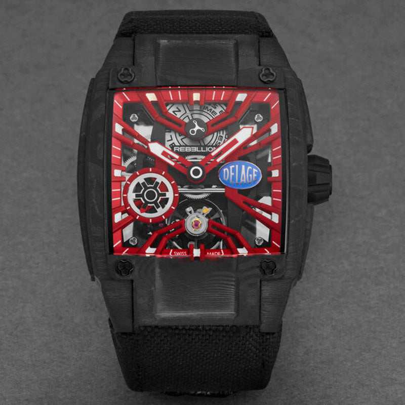 Relógio Re-Volt Automático Mostrador Preto 41 mm - Mercado de Luxo - O Maior E-Commerce de Bens, Produtos e Serviços de Luxo do Brasil.
