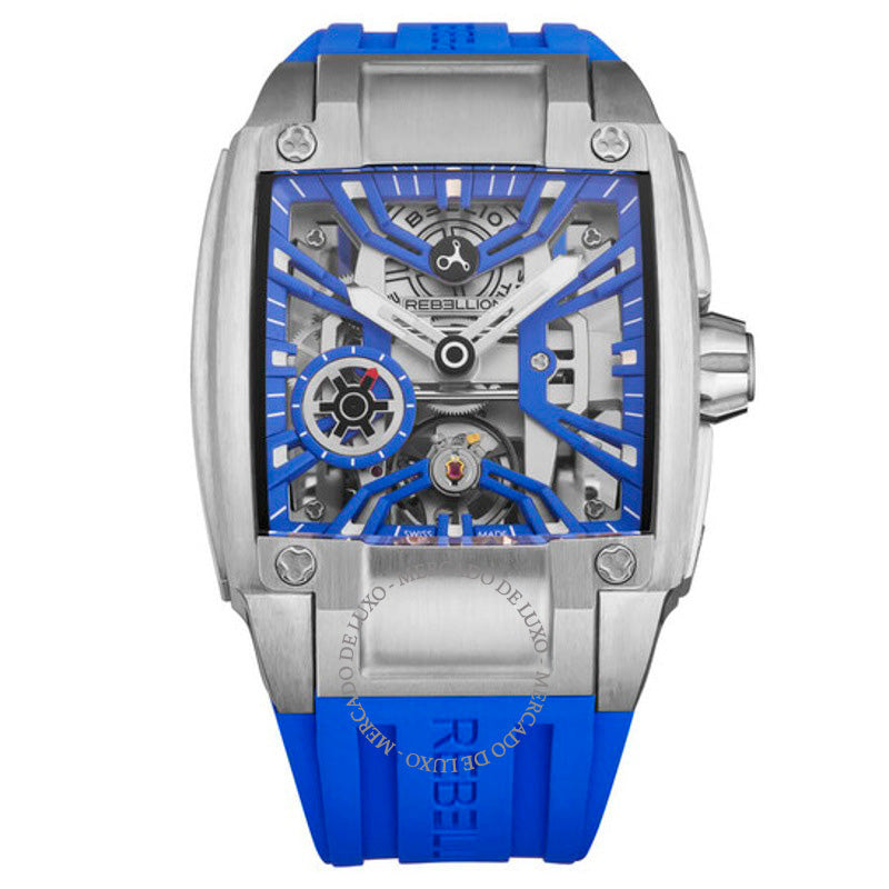 Relógio Re-Volt Corda Manual Mostrador Azul  - Mercado de Luxo - O Maior E-Commerce de Bens, Produtos e Serviços de Luxo do Brasil.