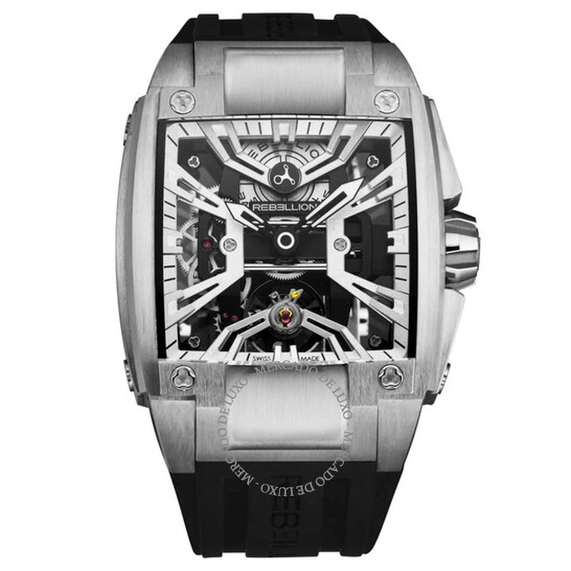 Relógio Re-Volt Automático Mostrador Cinza 40 mm - Mercado de Luxo - O Maior E-Commerce de Bens, Produtos e Serviços de Luxo do Brasil.