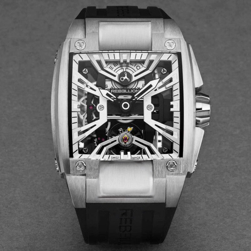 Relógio Re-Volt Automático Mostrador Cinza 40 mm - Mercado de Luxo - O Maior E-Commerce de Bens, Produtos e Serviços de Luxo do Brasil.