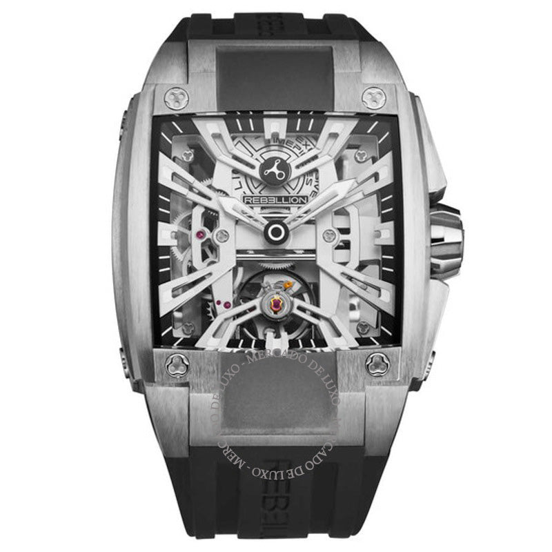 Relógio Re-Volt Automático Mostrador Cinza 40 mm - Mercado de Luxo - O Maior E-Commerce de Bens, Produtos e Serviços de Luxo do Brasil.