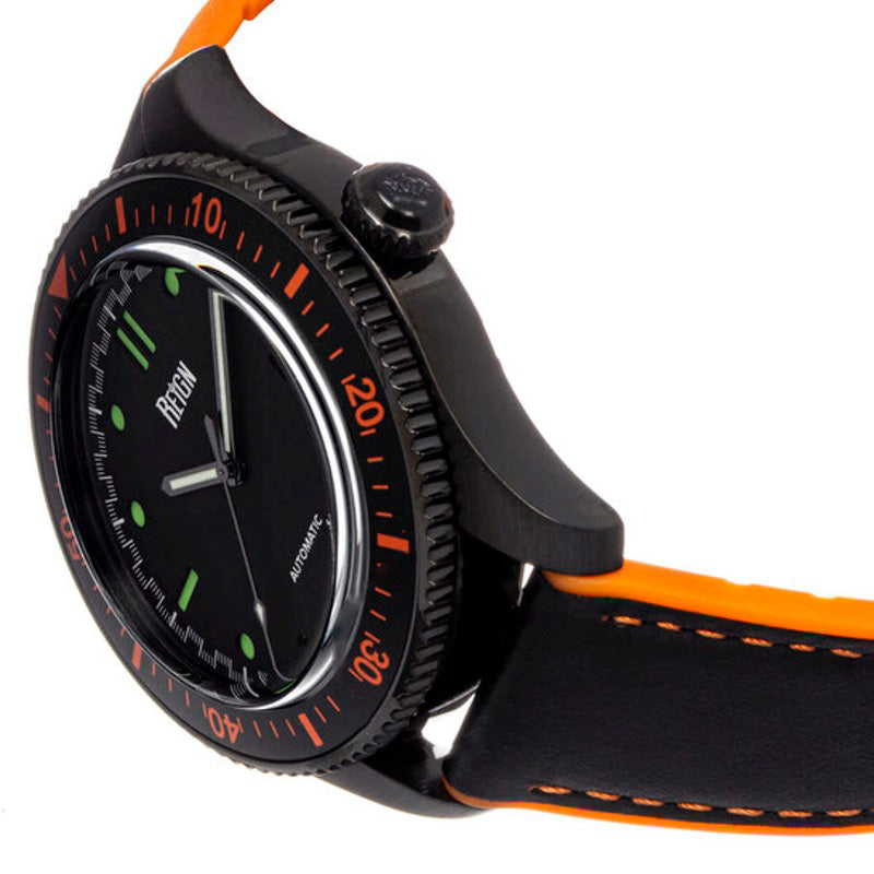 Relógio Elijah Automático Mostrador Preto 42 mm - Mercado de Luxo - O Maior E-Commerce de Bens, Produtos e Serviços de Luxo do Brasil.