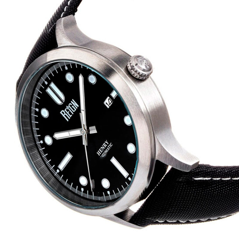 Relógio Henry Automático Mostrador Preto 43 mm - Mercado de Luxo - O Maior E-Commerce de Bens, Produtos e Serviços de Luxo do Brasil.
