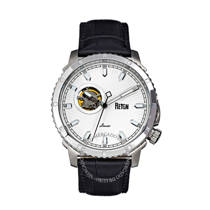 Relógio Bauer Automático Mostrador Branco 44 mm - Mercado de Luxo - O Maior E-Commerce de Bens, Produtos e Serviços de Luxo do Brasil.