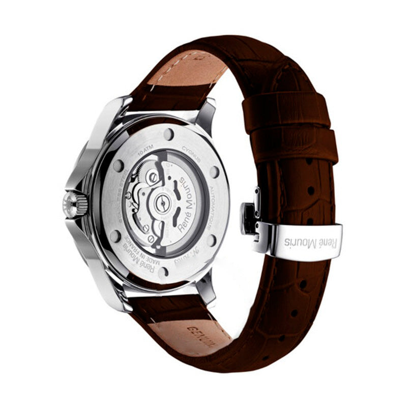 Relógio Cygnus Automático Mostrador Marrom 44 mm - Mercado de Luxo - O Maior E-Commerce de Bens, Produtos e Serviços de Luxo do Brasil.