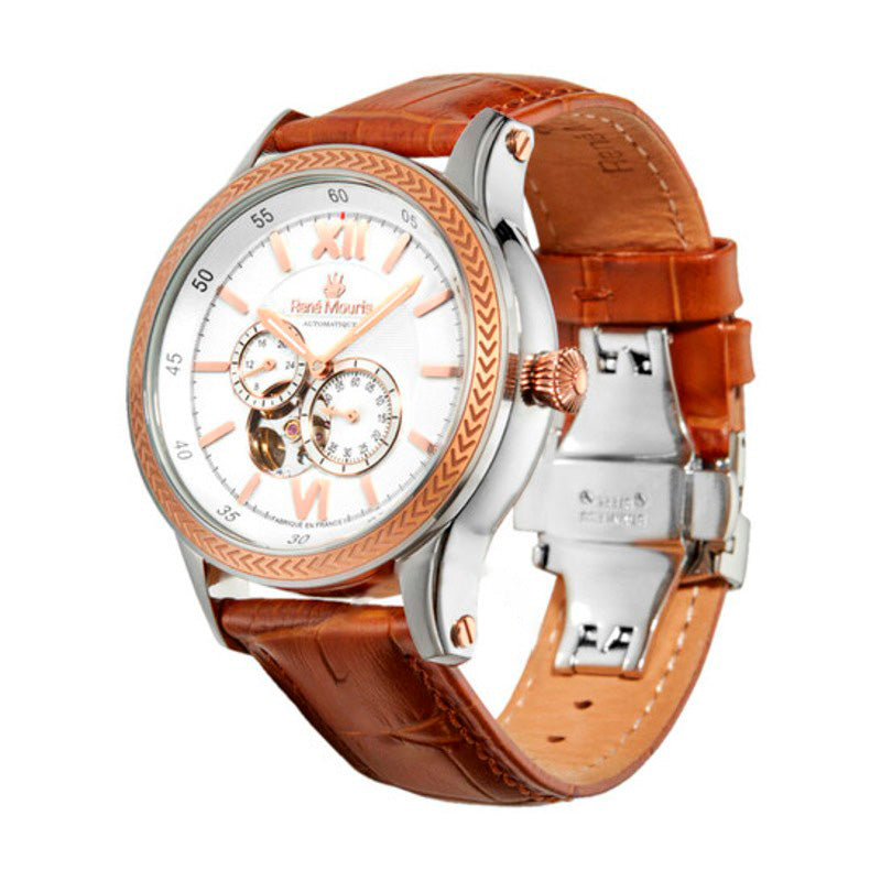 Relógio Corona Automático Mostrador Branco 44 mm - Mercado de Luxo - O Maior E-Commerce de Bens, Produtos e Serviços de Luxo do Brasil.