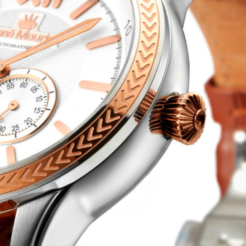 Relógio Corona Automático Mostrador Branco 44 mm - Mercado de Luxo - O Maior E-Commerce de Bens, Produtos e Serviços de Luxo do Brasil.
