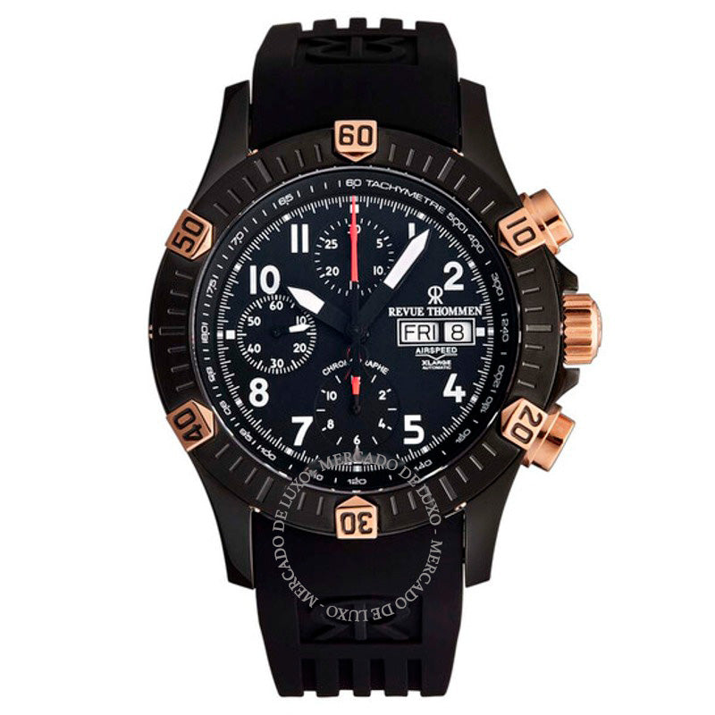 Relógio Air Speed Chronograph Automático Mostrador Preto 43 mm - Mercado de Luxo - O Maior E-Commerce de Bens, Produtos e Serviços de Luxo do Brasil.