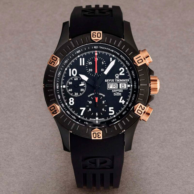 Relógio Air Speed Chronograph Automático Mostrador Preto 43 mm - Mercado de Luxo - O Maior E-Commerce de Bens, Produtos e Serviços de Luxo do Brasil.