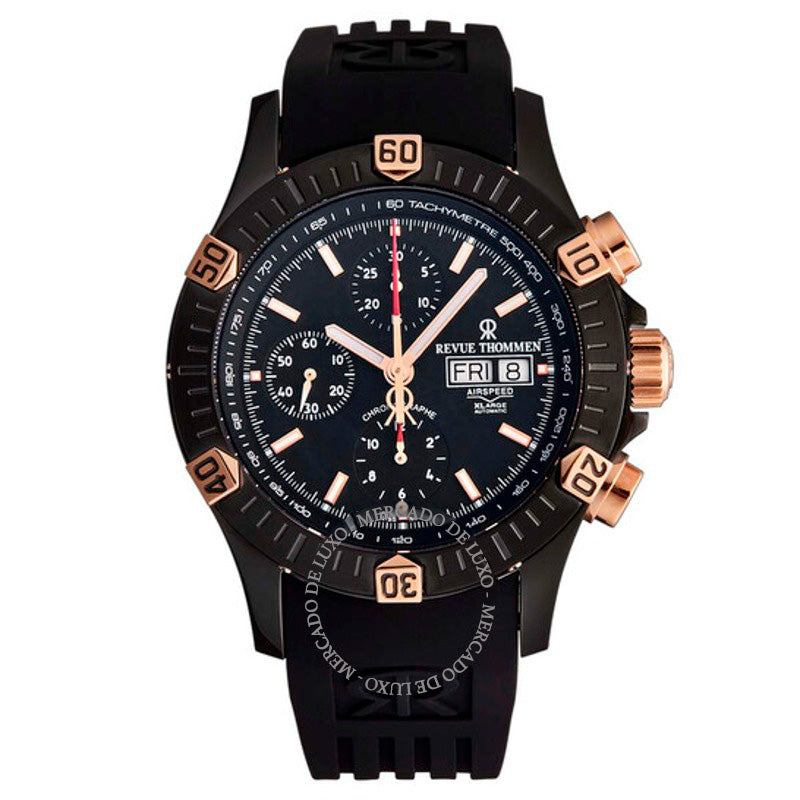 Relógio Air Speed Chronograph Automático Mostrador Preto 43 mm - Mercado de Luxo - O Maior E-Commerce de Bens, Produtos e Serviços de Luxo do Brasil.