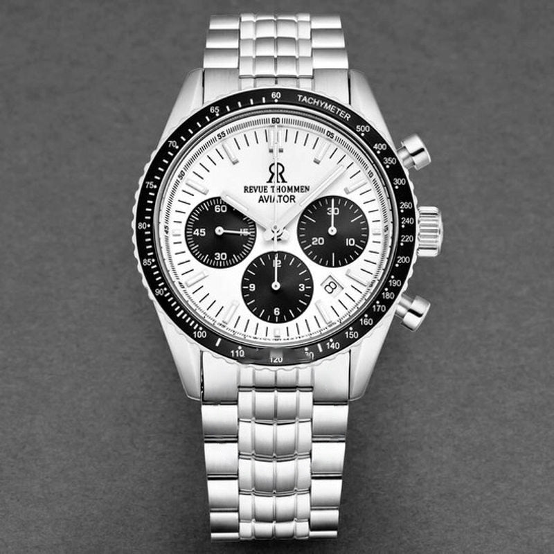 Relógio Aviator Chronograph Automático Mostrador Prateado 42 mm - Mercado de Luxo - O Maior E-Commerce de Bens, Produtos e Serviços de Luxo do Brasil.