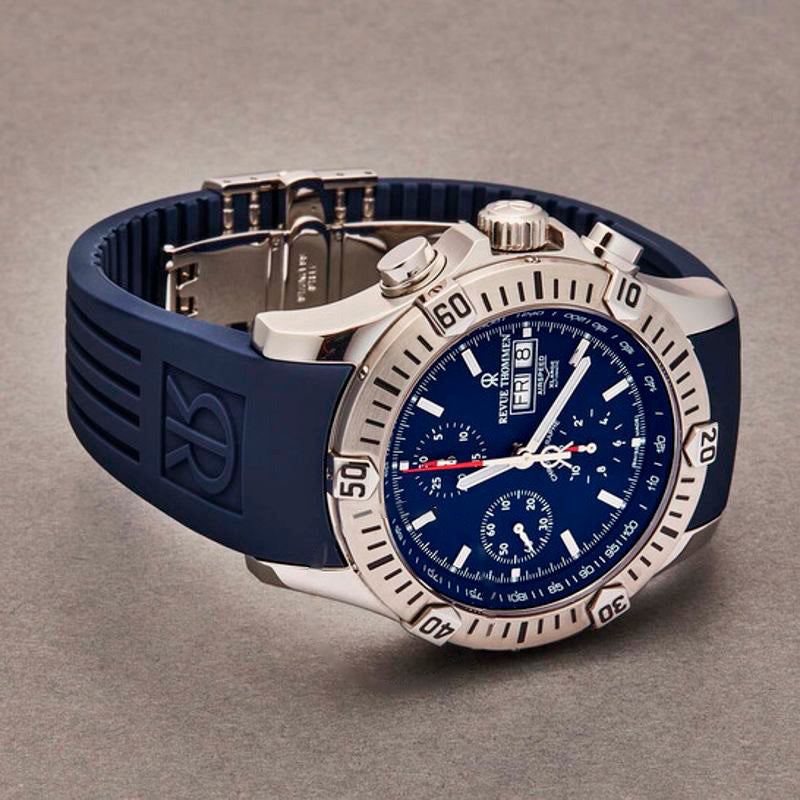 Relógio Cronógrafo de velocidade do ar Automático Mostrador Azul 43 mm - Mercado de Luxo - O Maior E-Commerce de Bens, Produtos e Serviços de Luxo do Brasil.
