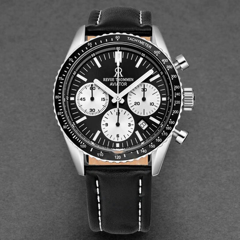 Relógio Aviator Chronograph Automático Mostrador Preto 42 mm - Mercado de Luxo - O Maior E-Commerce de Bens, Produtos e Serviços de Luxo do Brasil.