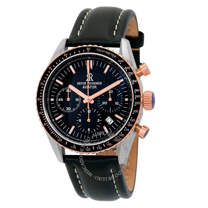 Relógio Aviator Chronograph Automático Mostrador Preto 42 mm - Mercado de Luxo - O Maior E-Commerce de Bens, Produtos e Serviços de Luxo do Brasil.