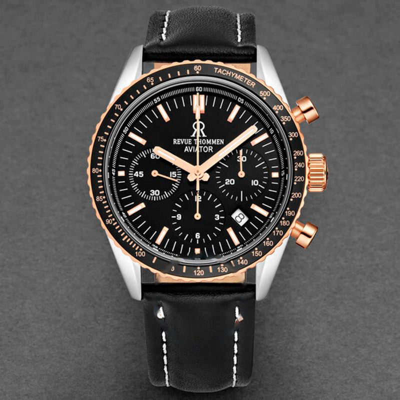 Relógio Aviator Chronograph Automático Mostrador Preto 42 mm - Mercado de Luxo - O Maior E-Commerce de Bens, Produtos e Serviços de Luxo do Brasil.